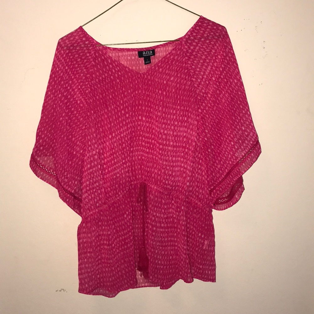 A.n.a. NEW Flowy pink blouse L